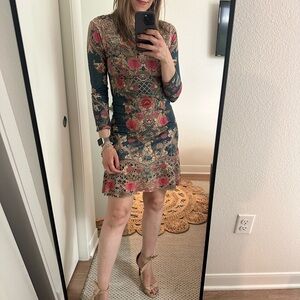 Floral and leopard print dress! Brazilian brand.
